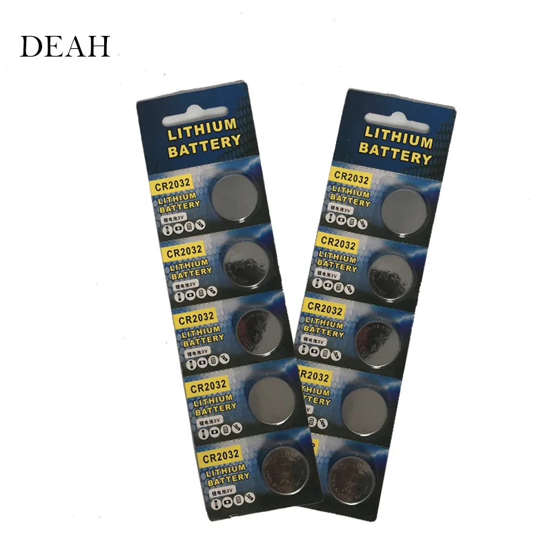 10pcs CR2032 CR 2032 3V Lithium Li-ion Button Coin Battery ECR2032 DL2032 BR2032 for remote control electronic watch Car key MP3
10pcs CR2032 CR 2032 3V Lithium Li-ion Button Coin Battery ECR2032 DL2032 BR2032 for remote control electronic watch Car key MP3