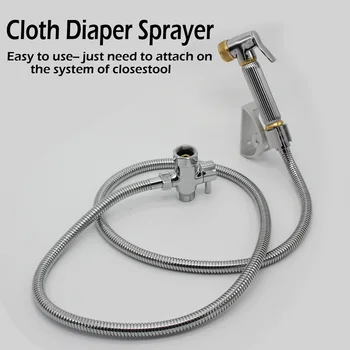 Baby Cloth Diaper Sprayer system with copper inside,attached in the toilet,high speed water,easy to wash soiled cloth diaper
Baby Cloth Diaper Sprayer system with copper inside,attached in the toilet,high speed water,easy to wash soiled cloth diaper