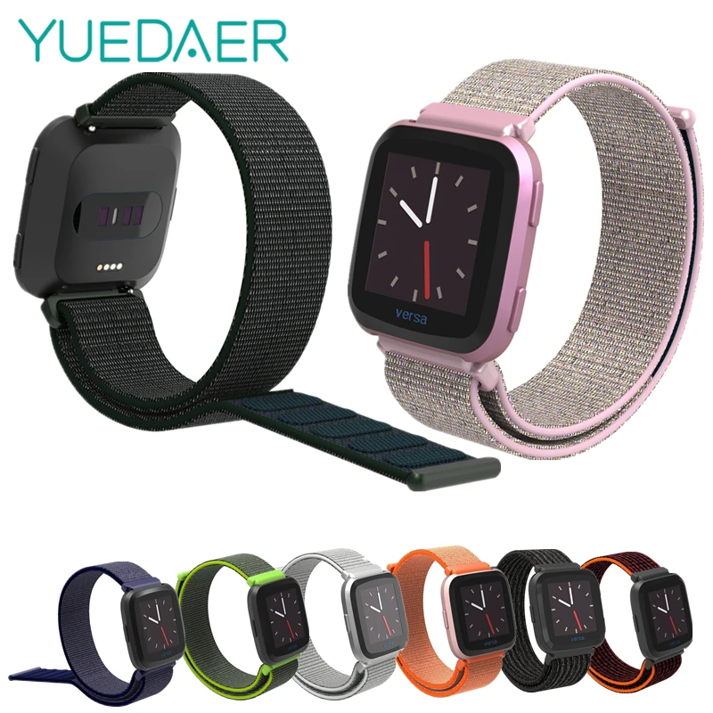YUEDAER Pink Nylon Smart Watch Strap For Fitbit Versa Band Magnetic Stick Bracelet Watchband For Fitbit Versa Strap Women Men
YUEDAER Pink Nylon Smart Watch Strap For Fitbit Versa Band Magnetic Stick Bracelet Watchband For Fitbit Versa Strap Women Men