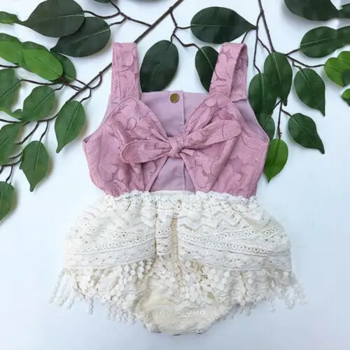 Neugeborenes Baby Girl Kleidung Spitze Quaste Strampler Bodysuit Outfits Sommer 0-24M
Neugeborenes Baby Girl Kleidung Spitze Quaste Strampler Bodysuit Outfits Sommer 0-24M