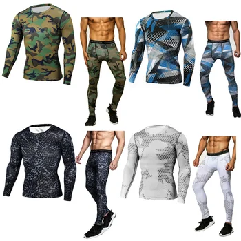 camouflage tracksuit men thermal underwear long sleeve thermal knitwear MMA rash guard set men crossfit compression shirt
camouflage tracksuit men thermal underwear long sleeve thermal knitwear MMA rash guard set men crossfit compression shirt