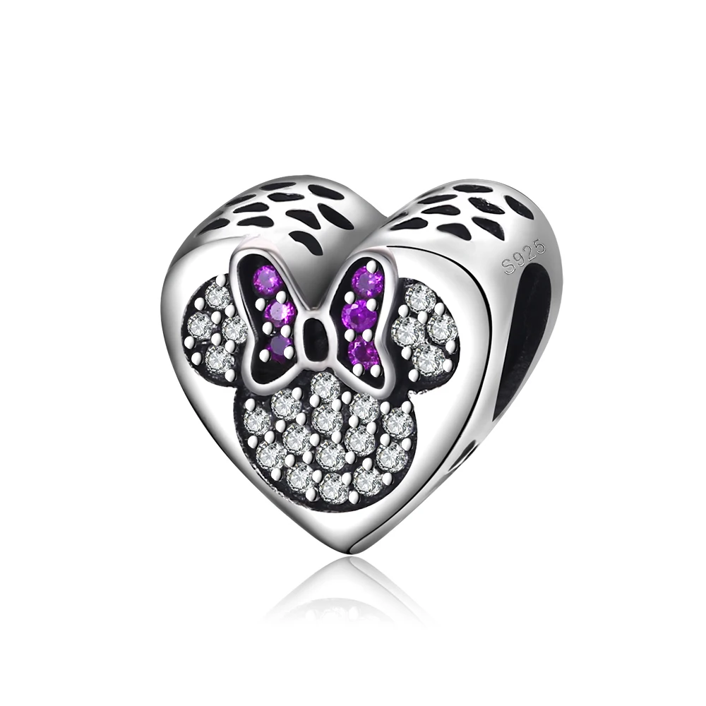 Hot Sale Silver Color Charm Bead Love Cute Mouse Crystal Heart Beads For Original Pandora Charm Bracelets & Bangles Jewelry
Hot Sale Silver Color Charm Bead Love Cute Mouse Crystal Heart Beads For Original Pandora Charm Bracelets & Bangles Jewelry