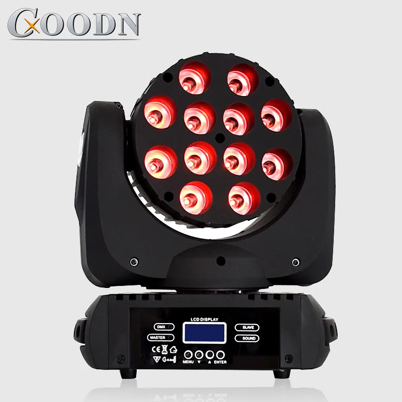 LED Beam Moving Head Light 12x12W RGBW Stage Lighting Quad LEDs With Excellent Pragrams DMX 9/16 Channels DJ Disco
LED Beam Moving Head Light 12x12W RGBW Stage Lighting Quad LEDs With Excellent Pragrams DMX 9/16 Channels DJ Disco