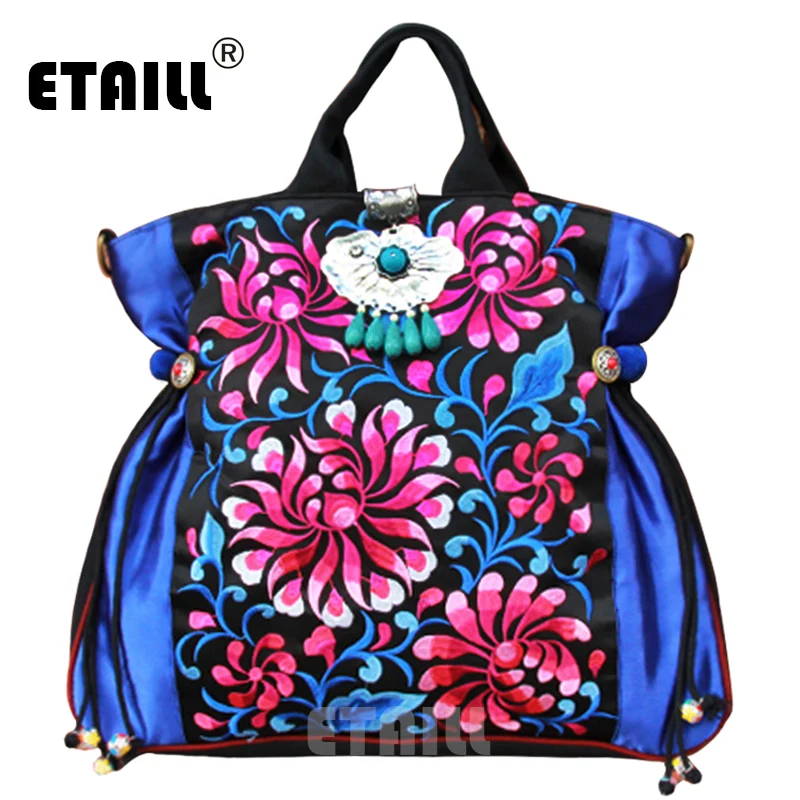 2016 Handmade Flowers Embroidered Bags Original National Thai Boho Indian Beaded Embroidery Shoulder Bag Handbag Sac a Dos Femme
2016 Handmade Flowers Embroidered Bags Original National Thai Boho Indian Beaded Embroidery Shoulder Bag Handbag Sac a Dos Femme