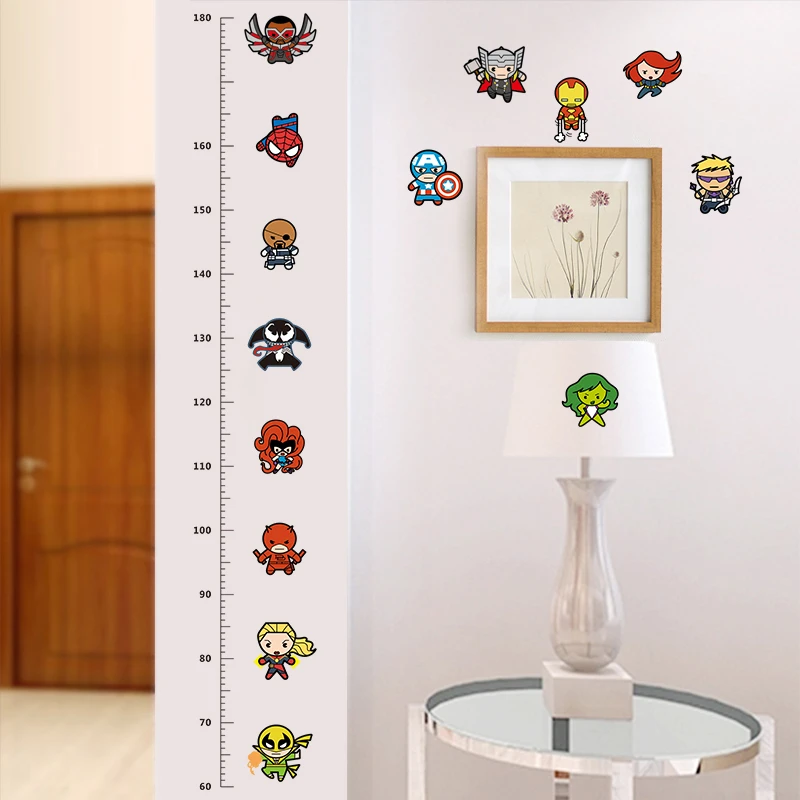 funny doll Iron Man AVENGERS Captain Spiderman cartoon movie hero home decal kids room height measure growth chart wall stickers
funny doll Iron Man AVENGERS Captain Spiderman cartoon movie hero home decal kids room height measure growth chart wall stickers