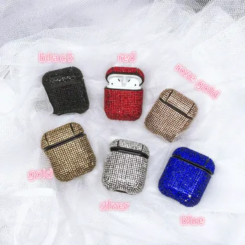 Diamond Bling Glitter Bluetooth Wireless Earphone Case Protective Cover Accessories for Airpods 1 2 Charging Box
Diamond Bling Glitter Bluetooth Wireless Earphone Case Protective Cover Accessories for Airpods 1 2 Charging Box