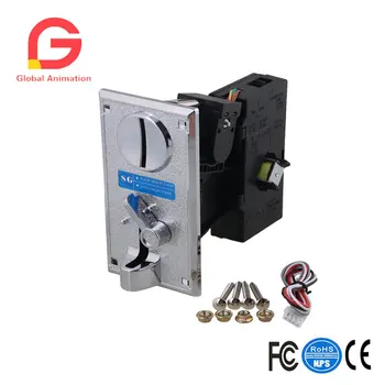 Black Plastic Plate CPU Coin Selector Acceptor Comparative Side Cast Support One Kind Token/Coin With One Output
Black Plastic Plate CPU Coin Selector Acceptor Comparative Side Cast Support One Kind Token/Coin With One Output
