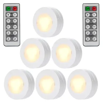 6pcs LED Chip Lights High Quality Creative Remote Control Cabinet Light With Battery Night Lamp Wall Cabinet Lights
6pcs LED Chip Lights High Quality Creative Remote Control Cabinet Light With Battery Night Lamp Wall Cabinet Lights