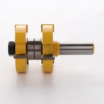2pcs T-Shaped 12.7mm Tongue And Groove Router Bit Set 1/2 Handle 3Tooth Knives Blade Joint Mounting Router Bit Wood Cutting Tool
2pcs T-Shaped 12.7mm Tongue And Groove Router Bit Set 1/2 Handle 3Tooth Knives Blade Joint Mounting Router Bit Wood Cutting Tool