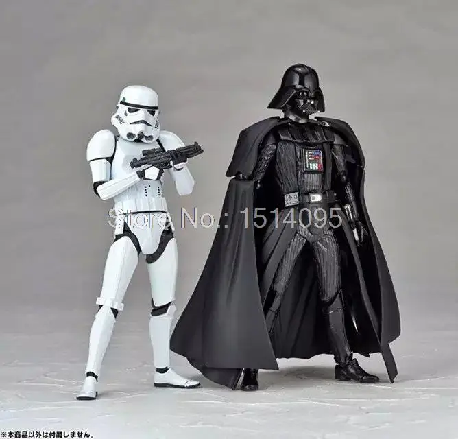 Star Wars Revoltech Darth Vader 001 002 PVC Action Figures Collectible Model Toys
Star Wars Revoltech Darth Vader 001 002 PVC Action Figures Collectible Model Toys