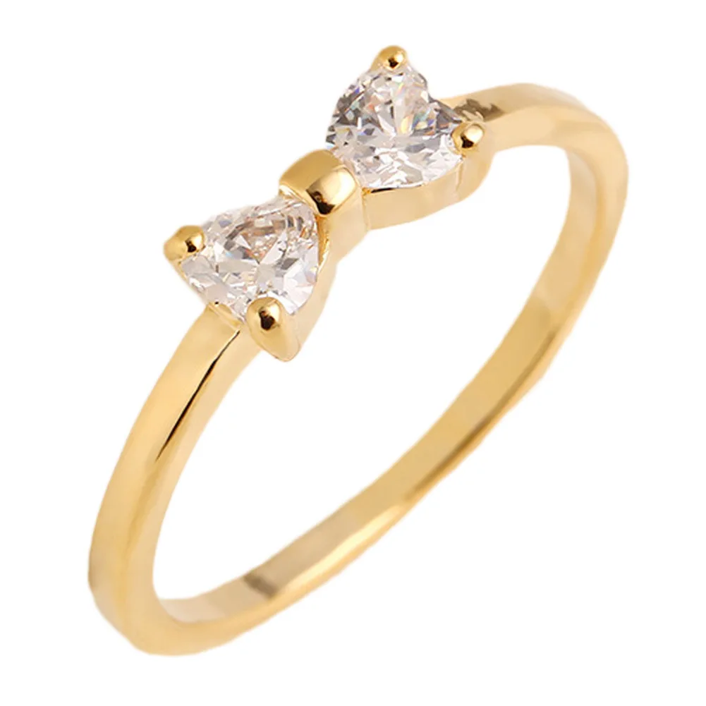 Plated Fashion AAA Cubic Zircon Rings Crystal Jewelry Simulated Butterfly Bow Ring
Plated Fashion AAA Cubic Zircon Rings Crystal Jewelry Simulated Butterfly Bow Ring
