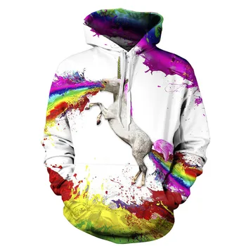 Rainbow Horse Printed Hoodies Men Women 3D Sweatshirt Quality Plus size Pullover Novelty Streetwear Male Hooded Jackets
Rainbow Horse Printed Hoodies Men Women 3D Sweatshirt Quality Plus size Pullover Novelty Streetwear Male Hooded Jackets