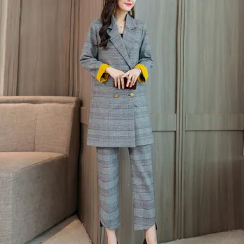 New hot women's suit two-piece suit (jacket + pants) women's long section fashion suit ladies business dress
New hot women's suit two-piece suit (jacket + pants) women's long section fashion suit ladies business dress