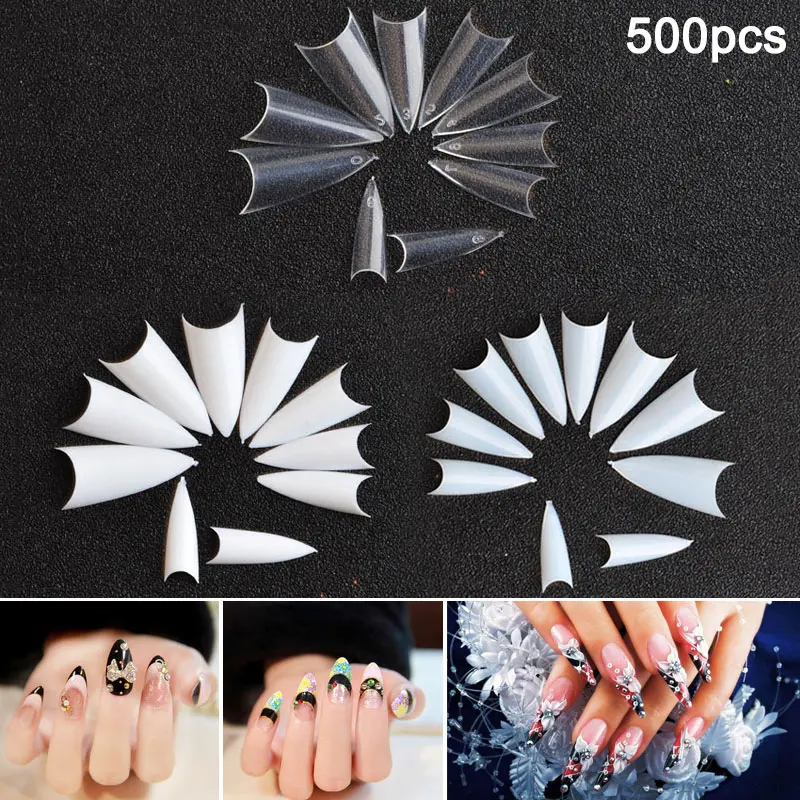 500 Pcs Clear Natural White Nail Tips UV Gel False French Style Nail Art Accessories CD88
500 Pcs Clear Natural White Nail Tips UV Gel False French Style Nail Art Accessories CD88