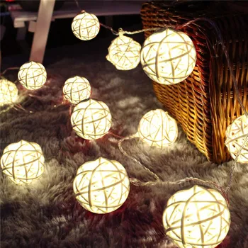 CLAITE 5M 40 Rattan Ball Battery Operated LED String Lights Fairy Christmas Patio Garland Wedding Decorative Lights
CLAITE 5M 40 Rattan Ball Battery Operated LED String Lights Fairy Christmas Patio Garland Wedding Decorative Lights
