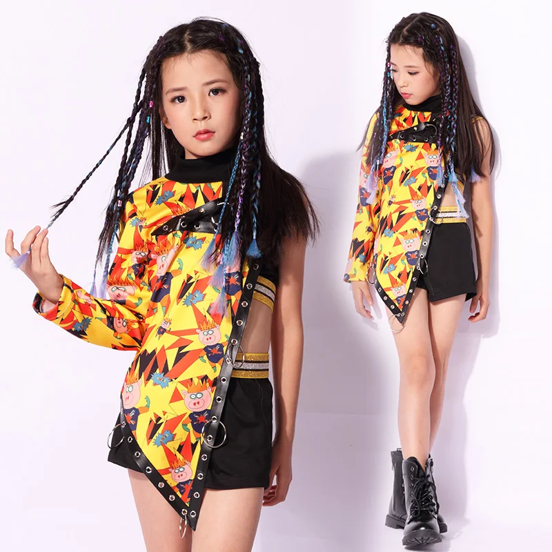 New Children's Folk Dance Performance Training Costumes Hip-Hop Girls Stage Clothing Kids Jazz/Street Practice Costume DQL021
New Children's Folk Dance Performance Training Costumes Hip-Hop Girls Stage Clothing Kids Jazz/Street Practice Costume DQL021