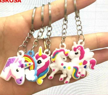 New 50 pcs Unicorn PVC Keychain Horse Key Ring Holder Fashion Bag Charm Key Chain Pendant Girl Women Gift Jewelry T-89 
New 50 pcs Unicorn PVC Keychain Horse Key Ring Holder Fashion Bag Charm Key Chain Pendant Girl Women Gift Jewelry T-89