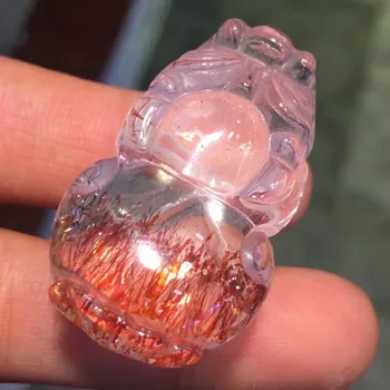 Genuine Natural Super Seven Golden Strawberry PiXiu Crystal Beautiful Women Girl Fashion Pendant AAAA
Genuine Natural Super Seven Golden Strawberry PiXiu Crystal Beautiful Women Girl Fashion Pendant AAAA