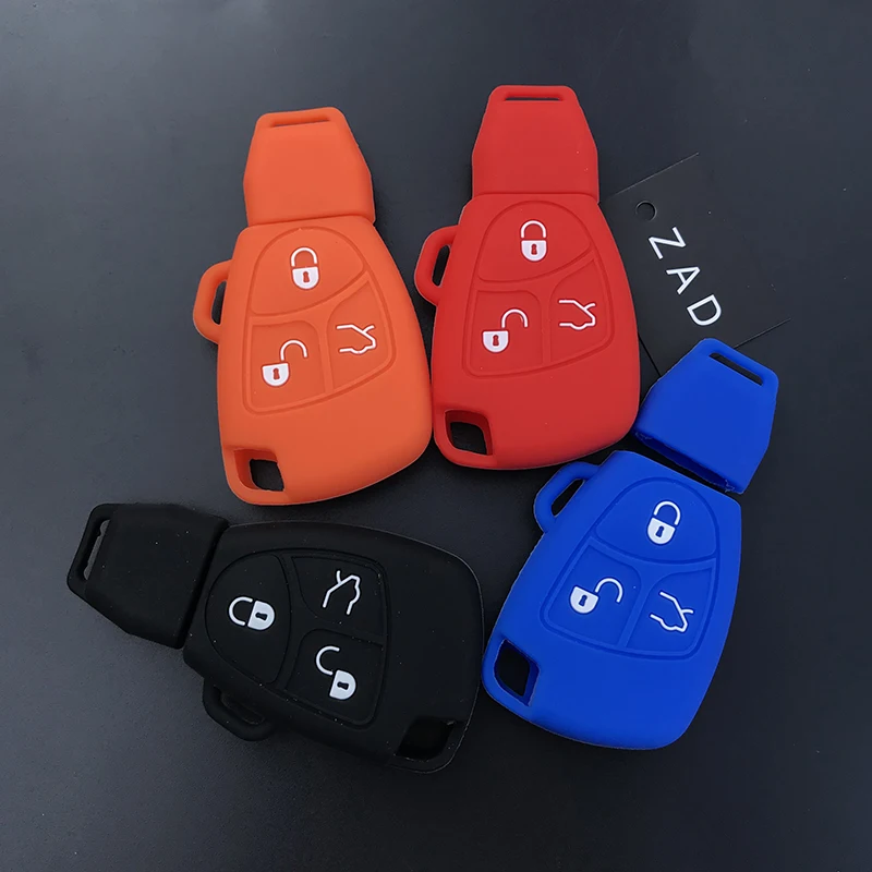 ZAD Silicone Car Key Fob Cover Case Shell Holder for Benz B C E S ML SLK CLK W203 W211 C180 E200 Class Key Case Fob For Merced
ZAD Silicone Car Key Fob Cover Case Shell Holder for Benz B C E S ML SLK CLK W203 W211 C180 E200 Class Key Case Fob For Merced