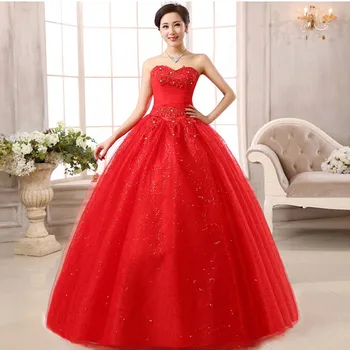 Vestidos de Noiva fashion red Wedding Dresses New Hot drilling Embroidery Wedding Dress Lace Sexy Princess Wedding Gown
Vestidos de Noiva fashion red Wedding Dresses New Hot drilling Embroidery Wedding Dress Lace Sexy Princess Wedding Gown