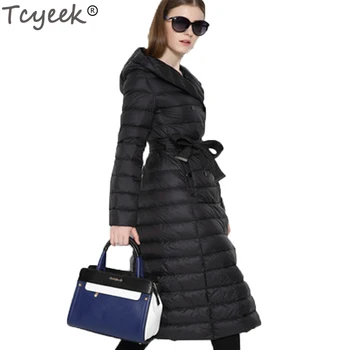 Tcyeek 2019 Brand Women Winter Warm Down Coat 90% White Duck Down Parkas Plus Size Long Jacket Hood Double-Breasted Coats HJ71
Tcyeek 2019 Brand Women Winter Warm Down Coat 90% White Duck Down Parkas Plus Size Long Jacket Hood Double-Breasted Coats HJ71