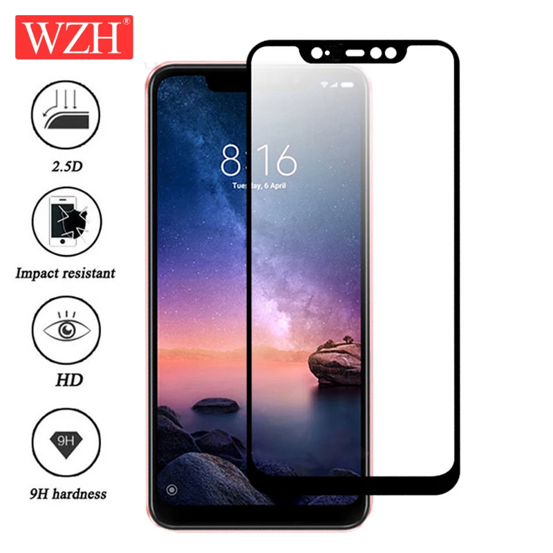 WZH Tempered Glass For Xiaomi Redmi Note 6 Pro 4X 4A 5A 5 Plus Screen Protector For Redmi 6A 6 Note 5A 5 Pro Full Cover Film
WZH Tempered Glass For Xiaomi Redmi Note 6 Pro 4X 4A 5A 5 Plus Screen Protector For Redmi 6A 6 Note 5A 5 Pro Full Cover Film