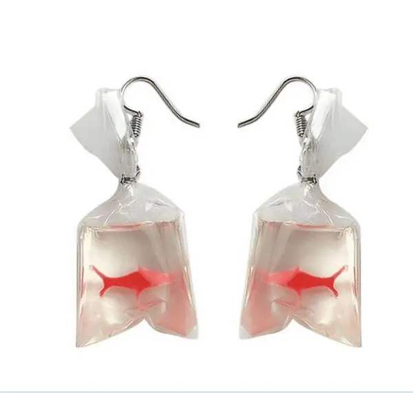 Fashion Goldfish Earrings Unique design Resin Crystal Pocket Tassel Drop Earrings whimsy Exaggerated for Women girls
Fashion Goldfish Earrings Unique design Resin Crystal Pocket Tassel Drop Earrings whimsy Exaggerated for Women girls