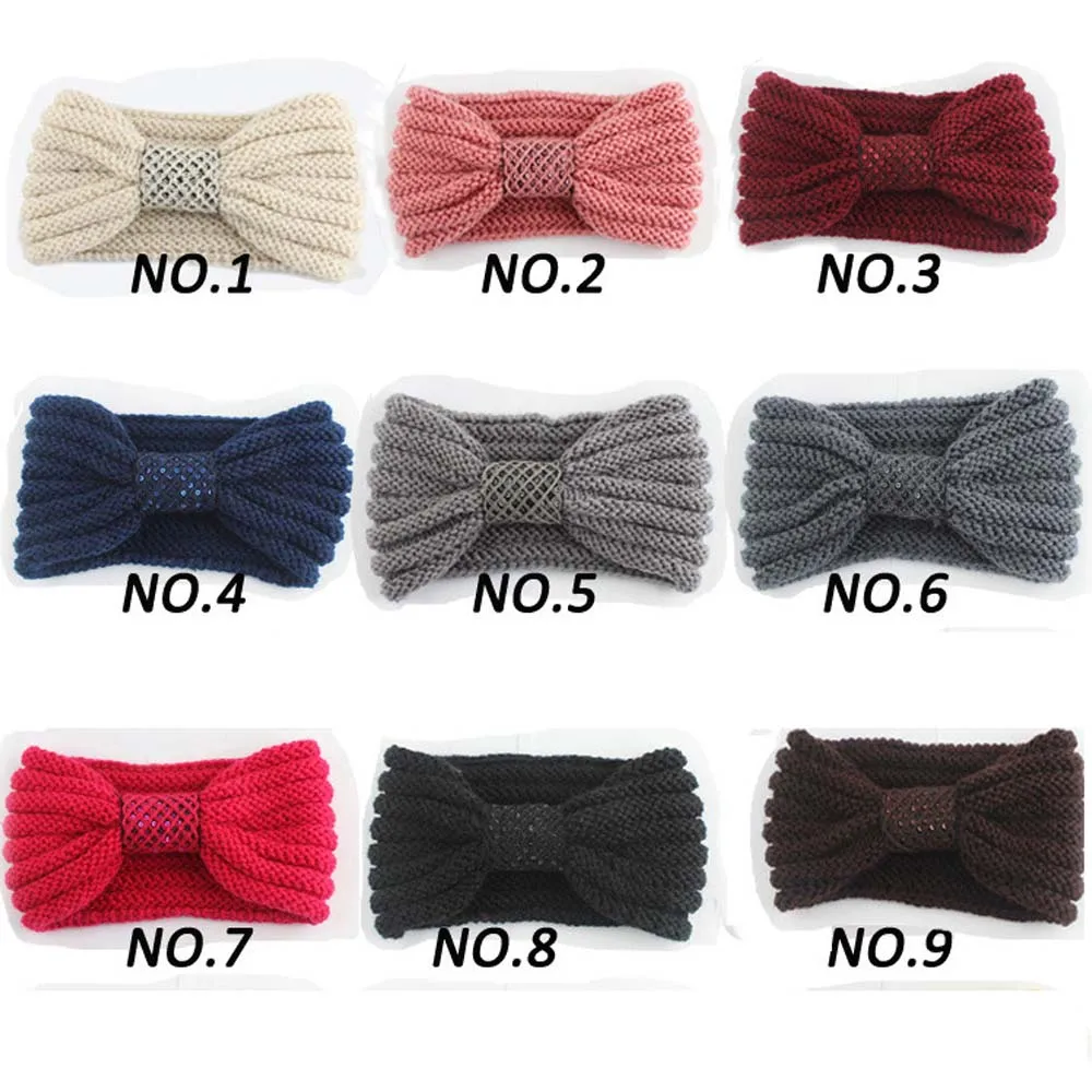 Handmade Knitted Headband With Center Sequins Autumn Winter Warm Ear Elastic Hairband For Women Hair Accessories Good
Handmade Knitted Headband With Center Sequins Autumn Winter Warm Ear Elastic Hairband For Women Hair Accessories Good
