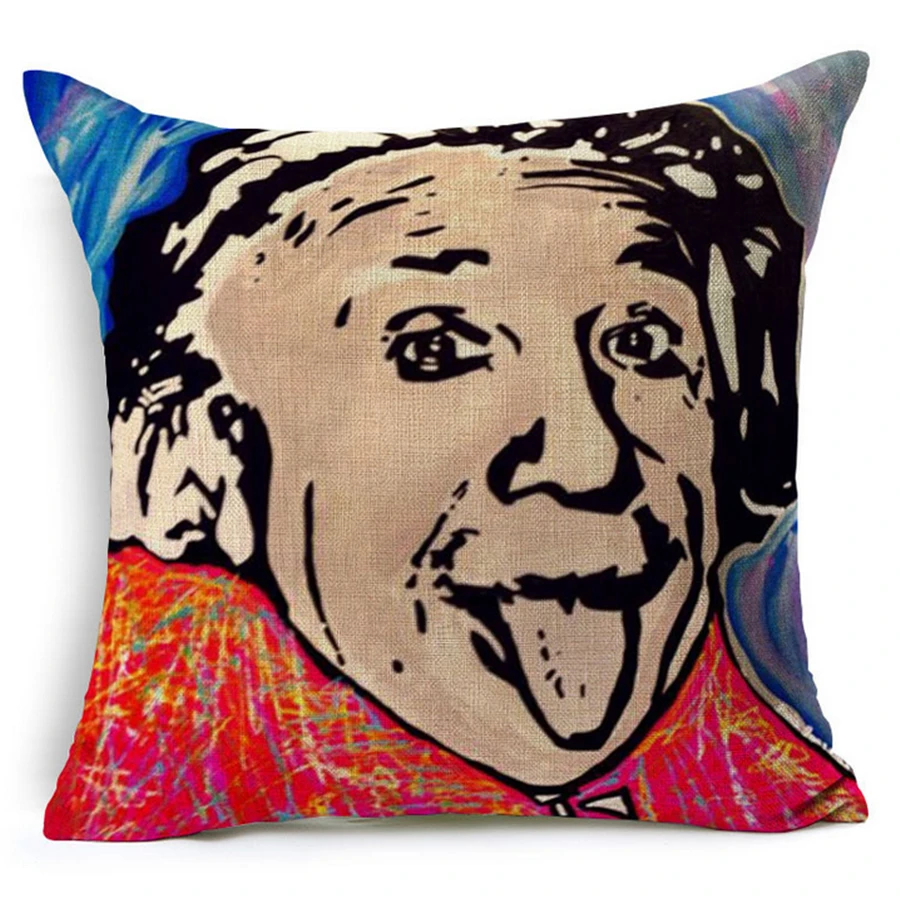Einstein Guevara Pop Art Funny Patterned Office Chair Cushion Cover Decorative Vintage Home Decor Sofa Throw Pillow Case e606
Einstein Guevara Pop Art Funny Patterned Office Chair Cushion Cover Decorative Vintage Home Decor Sofa Throw Pillow Case e606