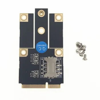 M.2 NGFF B Key To Mini PCI-E PCIE Converter Adapter Card Kit With SIM Card Slot Support 3G 4G LTE Network Adapter Module For PC
M.2 NGFF B Key To Mini PCI-E PCIE Converter Adapter Card Kit With SIM Card Slot Support 3G 4G LTE Network Adapter Module For PC