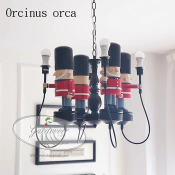 Creative English soldiers chandeliers boys girls children's rooms bedrooms cartoon dolls chandeliers free shipping
Creative English soldiers chandeliers boys girls children's rooms bedrooms cartoon dolls chandeliers free shipping