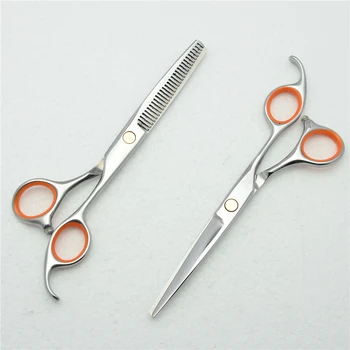 2Pcs 6 Inch 17.5cm Customized Logo TOP QALITY Hairdressing Scissors Silvery Cutting Scissors Thinning Shears Hair Scissors 
2Pcs 6 Inch 17.5cm Customized Logo TOP QALITY Hairdressing Scissors Silvery Cutting Scissors Thinning Shears Hair Scissors