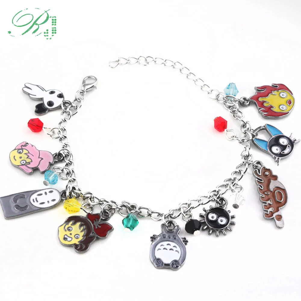 RJ Fashion My Neighbor Totoro Bracelets Spirited Away No Face Man Charms Bangles Kiki's Delivery Service For Women Girls Jewelry
RJ Fashion My Neighbor Totoro Bracelets Spirited Away No Face Man Charms Bangles Kiki's Delivery Service For Women Girls Jewelry