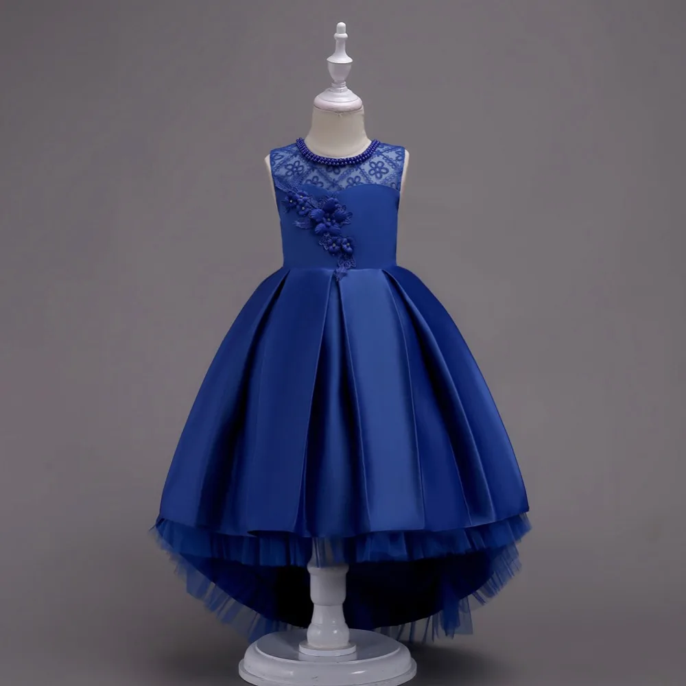 Girls evening dress children's dress wedding dress handmade beaded embroidered ruffled long tail satin high quality hot sale
Girls evening dress children's dress wedding dress handmade beaded embroidered ruffled long tail satin high quality hot sale