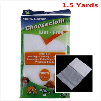 1.5 Yards White Cotton Fabric Butter Cheese Wrap Cloth Kitchen Tools Cheese Grater Gauze Muslin Cheesecloth
1.5 Yards White Cotton Fabric Butter Cheese Wrap Cloth Kitchen Tools Cheese Grater Gauze Muslin Cheesecloth
