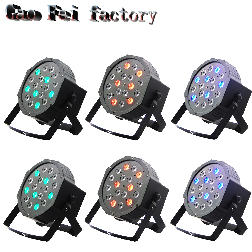 18*3W RGB Led Stage Light Par Light With DMX512 Master Slave Flat DJ Equipments for Party Disco (6pcs/lot)
18*3W RGB Led Stage Light Par Light With DMX512 Master Slave Flat DJ Equipments for Party Disco (6pcs/lot)