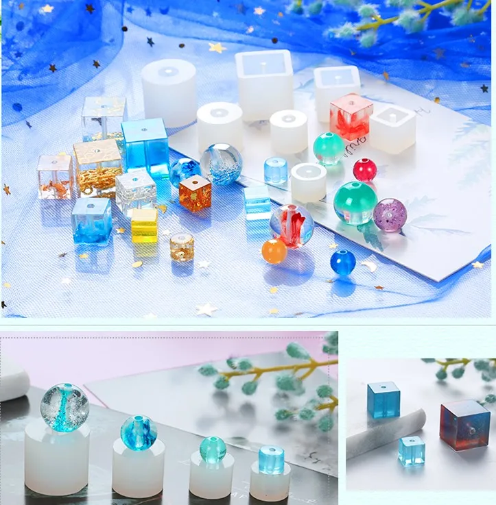 6pcs Epoxy Silicon Resin Casting Round Square Mold Jewelry DIY Craft Making Necklace Bead Making
6pcs Epoxy Silicon Resin Casting Round Square Mold Jewelry DIY Craft Making Necklace Bead Making