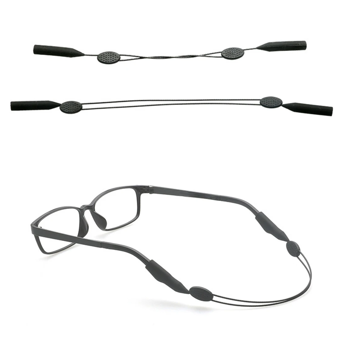 Hot glasses silicone neck cord Adjustable Eyeglass Cord Glasses Holder String Rope Neck Strap String Band Anti Slip Eyewear Cord
Hot glasses silicone neck cord Adjustable Eyeglass Cord Glasses Holder String Rope Neck Strap String Band Anti Slip Eyewear Cord