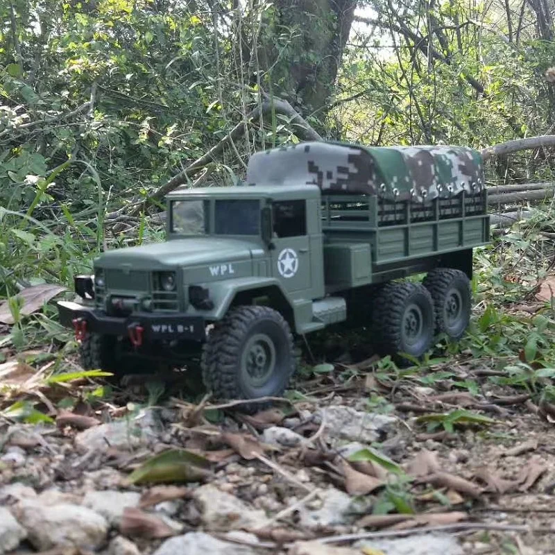 WPL B16K 1/16 remote control military truck 6-wheel drive off-road remote control climbing car remote control car conversion acc
WPL B16K 1/16 remote control military truck 6-wheel drive off-road remote control climbing car remote control car conversion acc