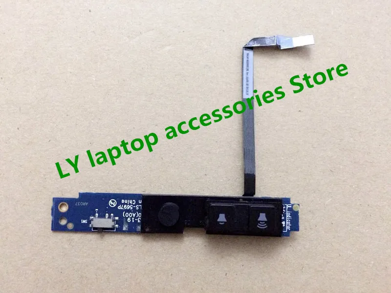 For DELL Latitude E4310 original laptop volume control board control board with cable keypad LS-5697P
For DELL Latitude E4310 original laptop volume control board control board with cable keypad LS-5697P