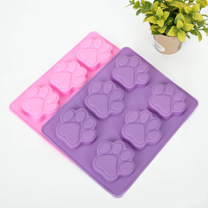 Cat Dog Paw Print Animal Silicone Chocolate Ice Mold Sugercraft Cake Topper Soap DIY Cookie 3D Cake Tools
Cat Dog Paw Print Animal Silicone Chocolate Ice Mold Sugercraft Cake Topper Soap DIY Cookie 3D Cake Tools