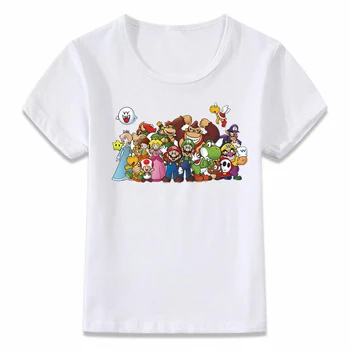 Kids Clothes T Shirt Bowser Yoshi Mario Link Children T-shirt for Boys and Girls Toddler Shirts oal086
Kids Clothes T Shirt Bowser Yoshi Mario Link Children T-shirt for Boys and Girls Toddler Shirts oal086
