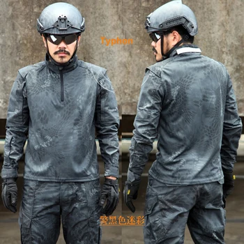 Kryptek Black US Military Camouflage Sets Plus Size Men Military Uniforms Tactical Suit Quality Outdoor Jungle Hunting Camou Set
Kryptek Black US Military Camouflage Sets Plus Size Men Military Uniforms Tactical Suit Quality Outdoor Jungle Hunting Camou Set