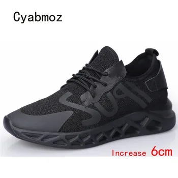 Cyabmoz Men Height Increasing Shoes Invisibly 6cm Hidden Heels Elevator Lace up Breathable Man Party Casual Sneakers Black Shoes
Cyabmoz Men Height Increasing Shoes Invisibly 6cm Hidden Heels Elevator Lace up Breathable Man Party Casual Sneakers Black Shoes