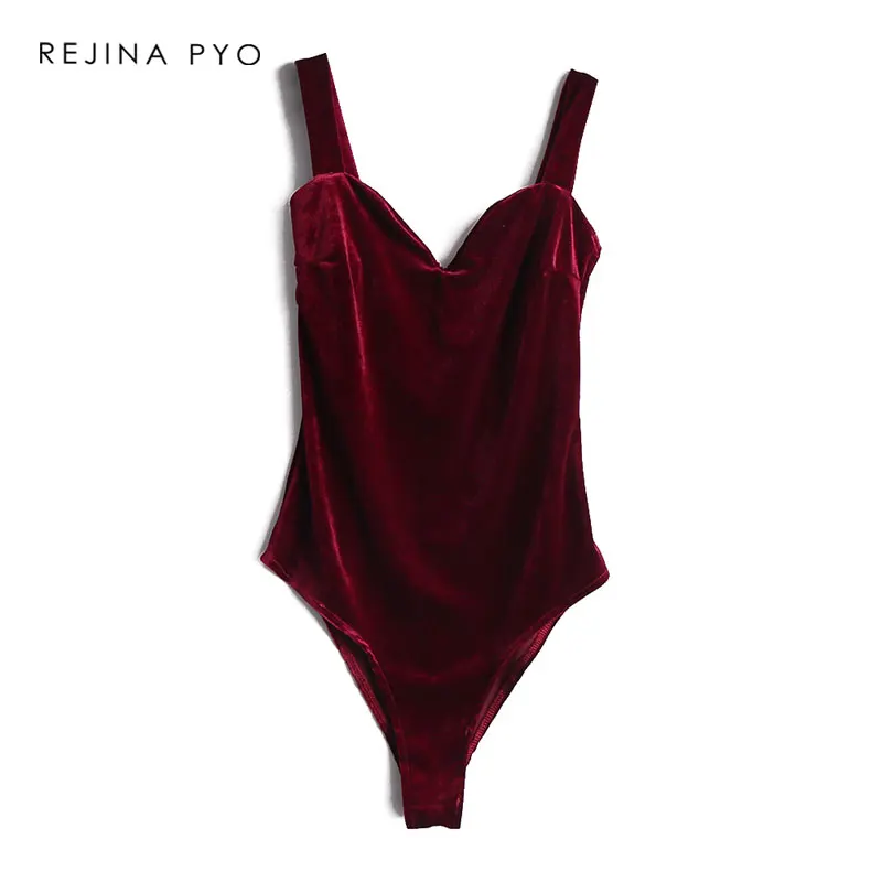 REJINAPYO Women Burgundy Sexy V-neck Velvet Bodyduit Women Sleeveless Skinny Spaghetti Strap Playsuit Ladies Warm Jumpsuit
REJINAPYO Women Burgundy Sexy V-neck Velvet Bodyduit Women Sleeveless Skinny Spaghetti Strap Playsuit Ladies Warm Jumpsuit