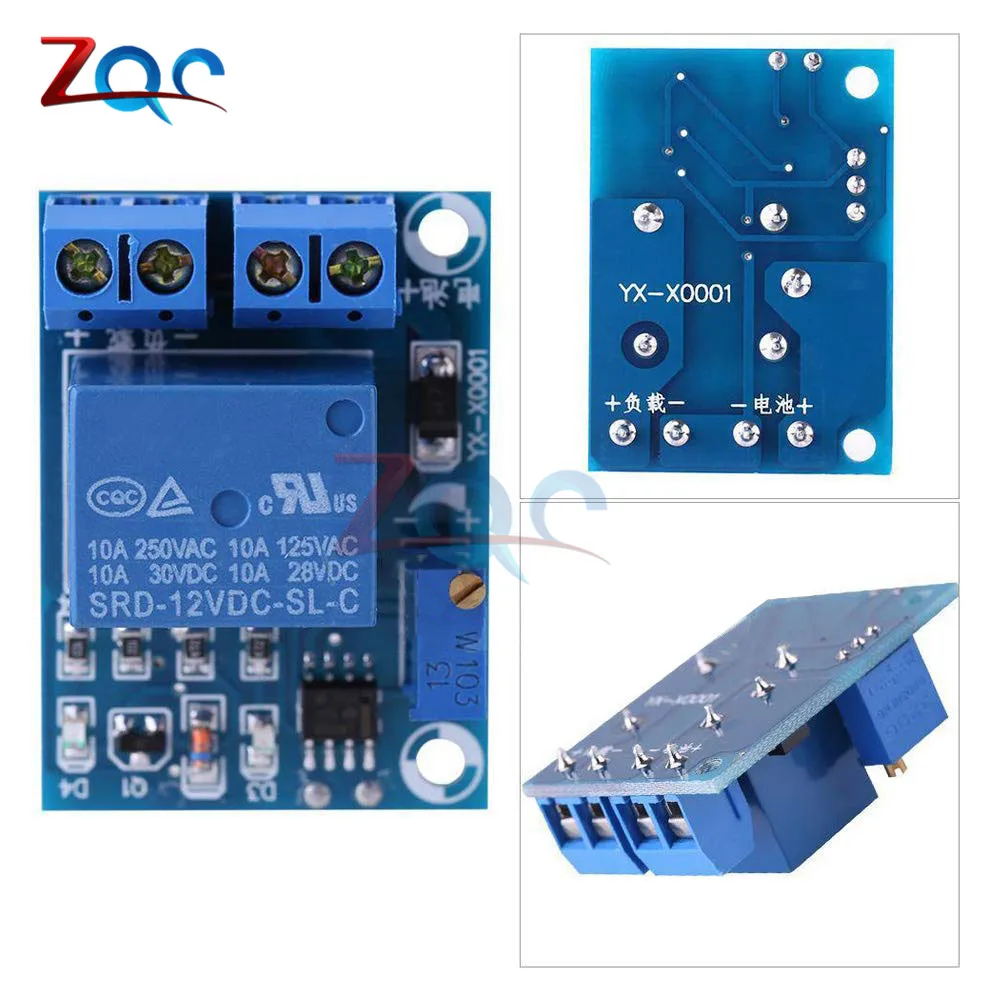 DC 12V Battery Switch Module Charging Control Module Undervoltage Management Controller Cut off Load Switch Protection Module
DC 12V Battery Switch Module Charging Control Module Undervoltage Management Controller Cut off Load Switch Protection Module