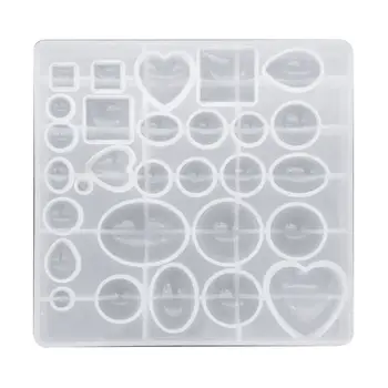 Silicone Mold DIY Crystal Epoxy Resin Molds Mirror Time Stone Jewelry Making Handicrafts Fondant Tools
Silicone Mold DIY Crystal Epoxy Resin Molds Mirror Time Stone Jewelry Making Handicrafts Fondant Tools