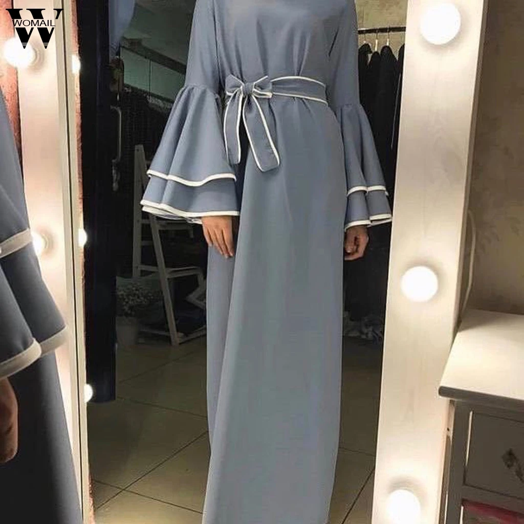 Womail Muslim Abaya Women Kaftan Islamic Abaya Long Sleeve High Waist Floral Elegant Muslim Party Dubai Maxi Abaya 2019 A9
Womail Muslim Abaya Women Kaftan Islamic Abaya Long Sleeve High Waist Floral Elegant Muslim Party Dubai Maxi Abaya 2019 A9
