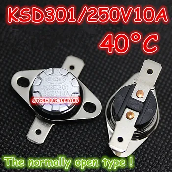 10Pcs/Lot KSD301 250V10A 40 Degrees Celsius 40 C Normal Open ( N O ) Temperature Controlled Switch Thermostat
10Pcs/Lot KSD301 250V10A 40 Degrees Celsius 40 C Normal Open ( N O ) Temperature Controlled Switch Thermostat