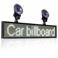 12V Car LED Display Panel P5MM 50CM WiFi Programmable Scrolling Message Board LED Sign Display Screen Hanging/Adsorption
12V Car LED Display Panel P5MM 50CM WiFi Programmable Scrolling Message Board LED Sign Display Screen Hanging/Adsorption